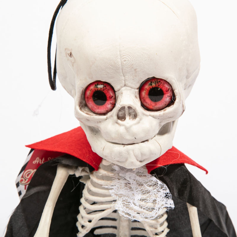 Dark Slate Gray Hanging Big Head Vampire Skeleton 45cm Halloween
