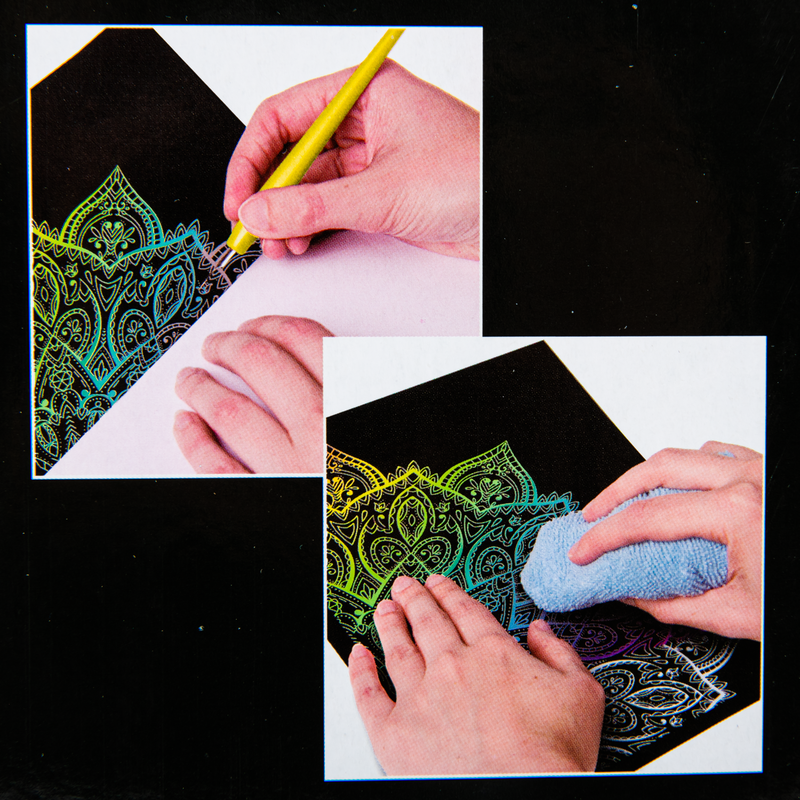 Thistle Art Star Rainbow Engraving Art Set Mandala Kids Craft Kits