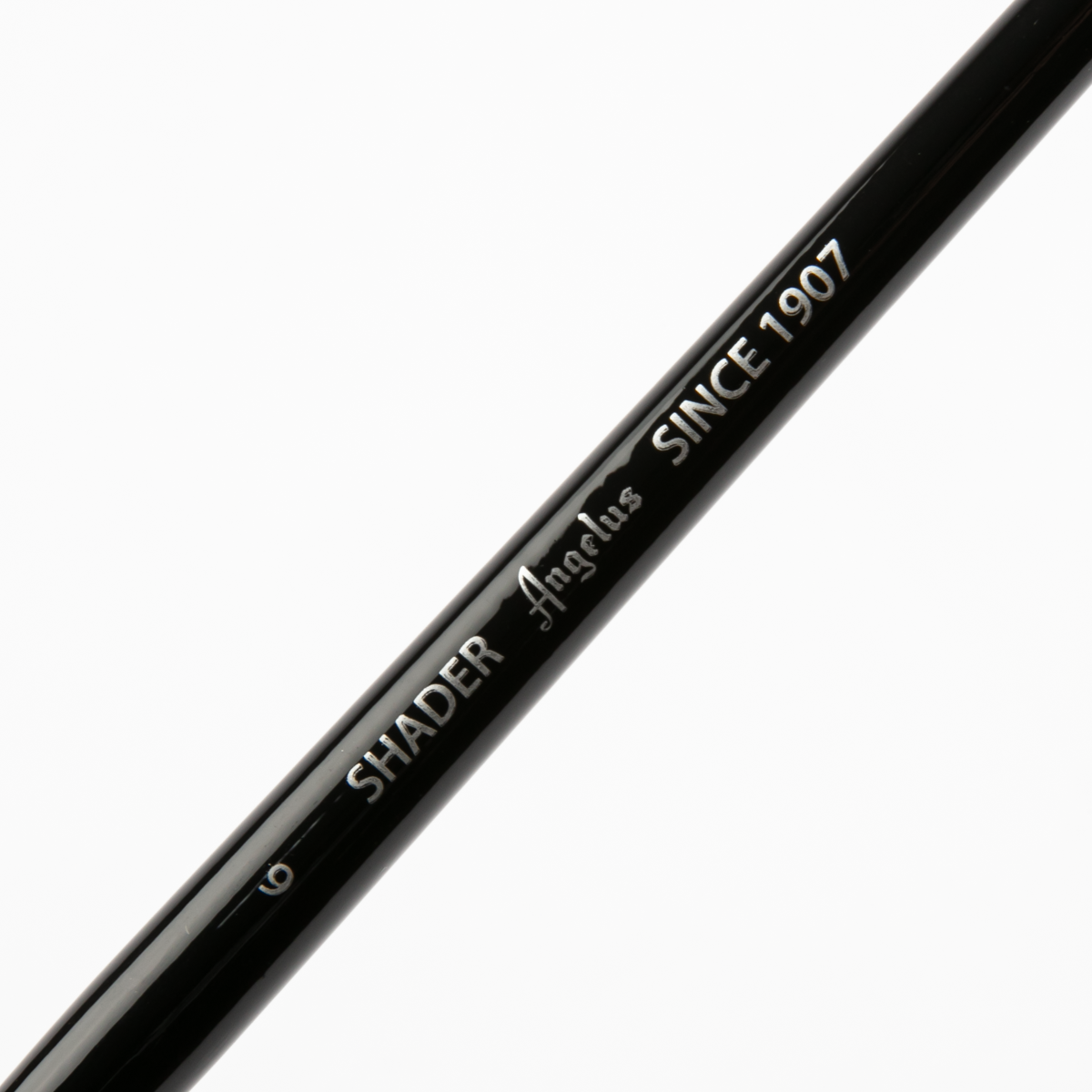 White Smoke Angelus Paint Brush #6 Shader Leather Paint Brushes