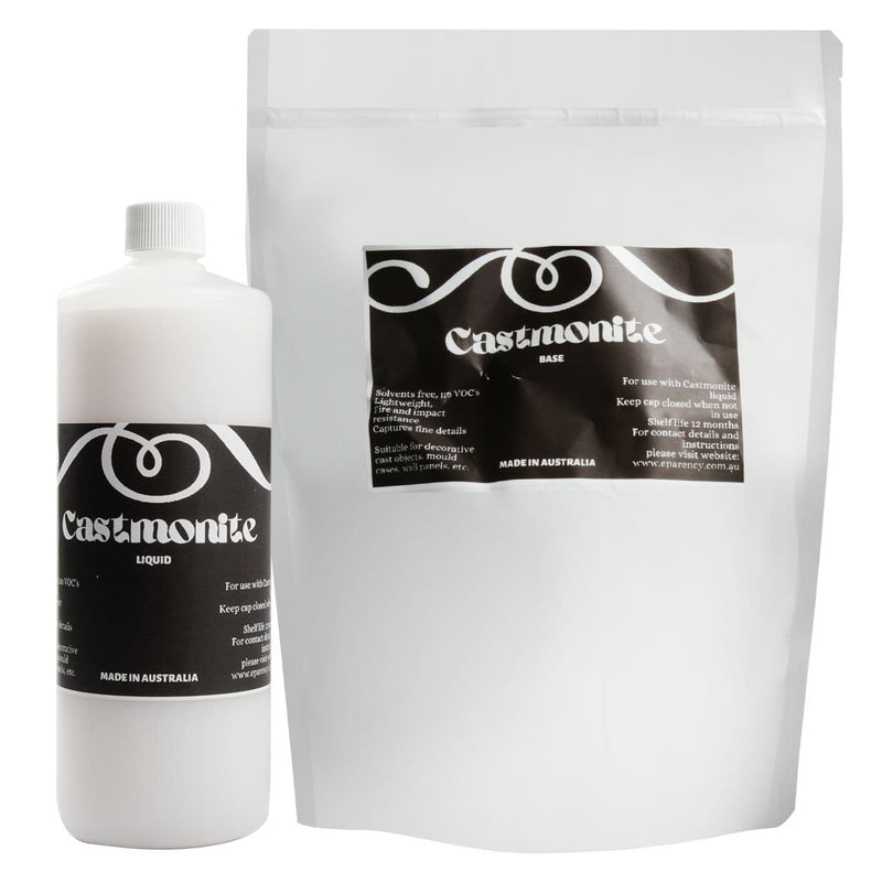 Light Gray Castmonite Water-Based Non Toxic Acrylic Resin 3.5kg (Jesmonite alternative) Resins for Casting