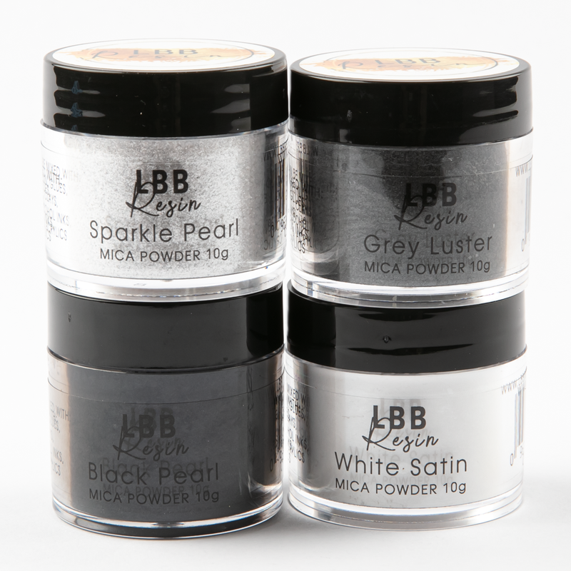 Dark Slate Gray LBB Resin Mica Powder (Set Pack's) 4 Pack