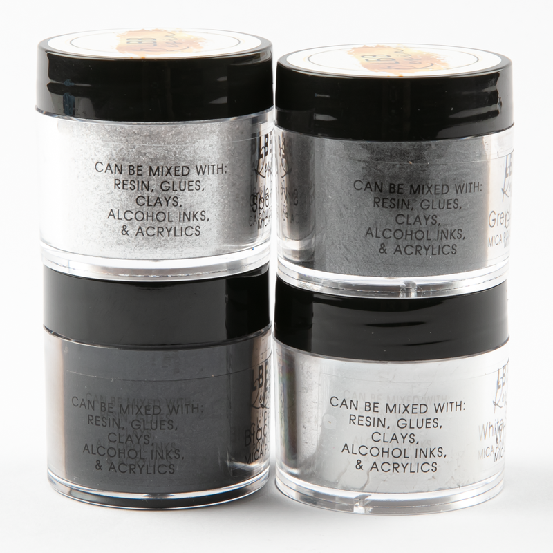 Dark Slate Gray LBB Resin Mica Powder (Set Pack's) 4 Pack