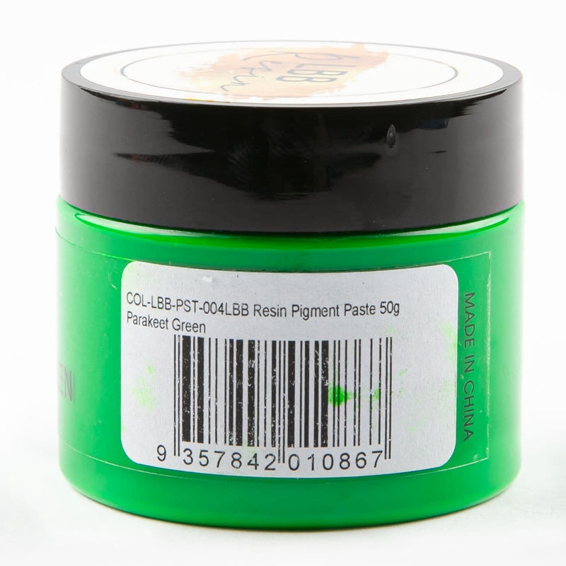 Dark Slate Gray LBB Resin Pigment Paste 50g Parakeet Green Resin Dyes Pigments and Colours