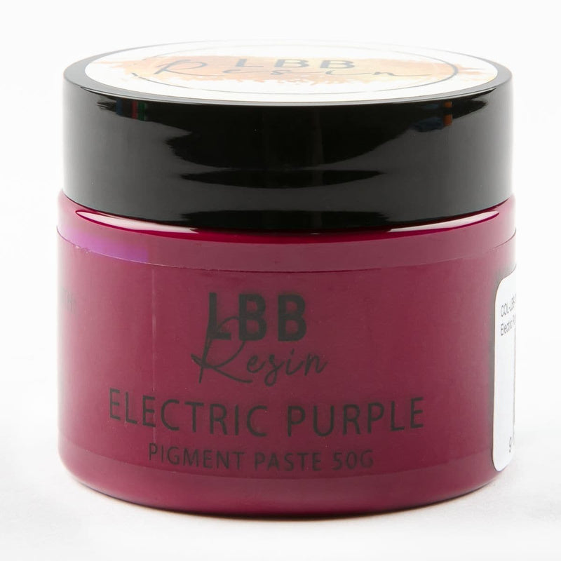 Sienna LBB Resin Pigment Paste 50g Electric Purple Resin Dyes Pigments and Colours