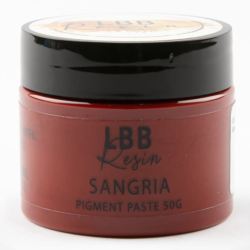 Sienna LBB Resin Pigment Paste 50g Sangria Resin Dyes Pigments and Colours
