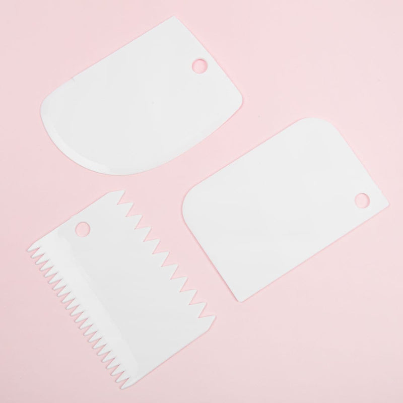Misty Rose LBB Resin Accessory- 3 pce Resin Scraper Spreader Set Modelling and Casting Tools and Accessories