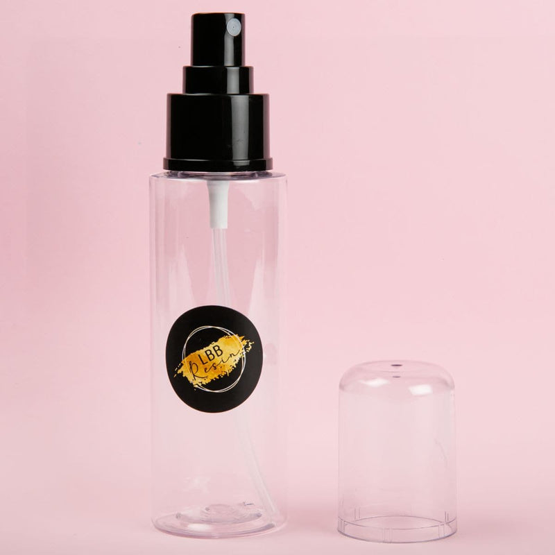 Pink LBB Resin Accessory- Clear Spray Bottle with Cap 100ml Modelling and Casting Tools and Accessories
