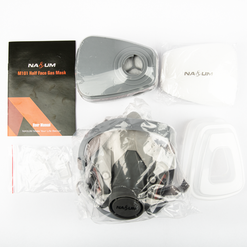 Beige LBB Resin Accessory- Half face Reusable Respirator (One Size) Half Face Mask plus filters Modelling and Casting Tools and Accessories