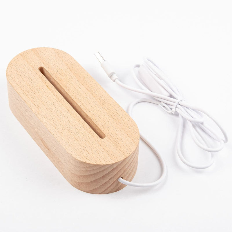 Beige LBB Resin Accessory- LED Lamp Bases Oval Modelling and Casting Tools and Accessories