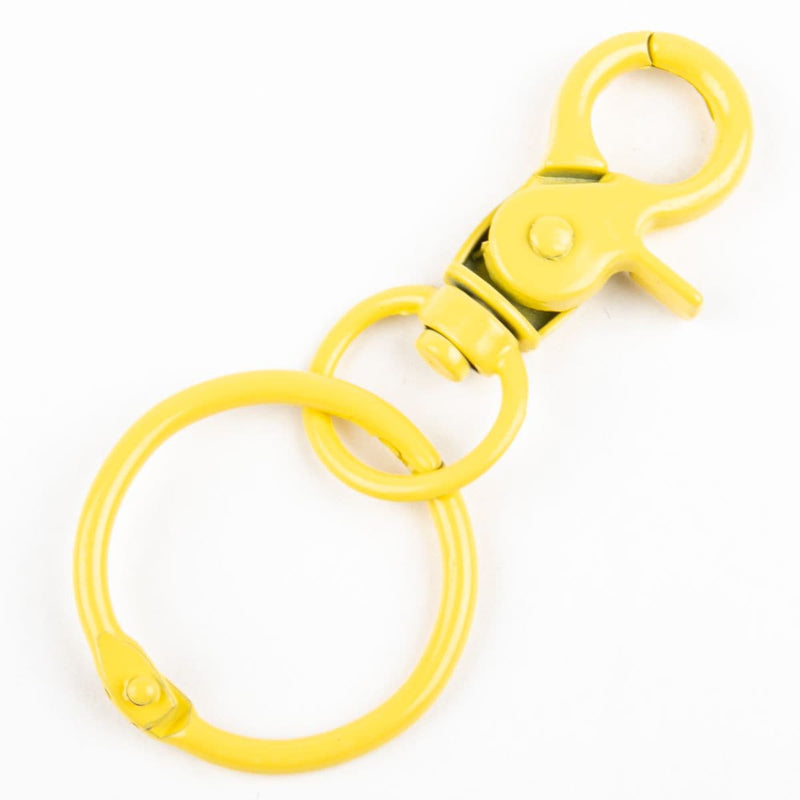 Beige LBB Resin Accessory- Lobster Clasp Keyring With Hook 5 pack Yellow Modelling and Casting Tools and Accessories
