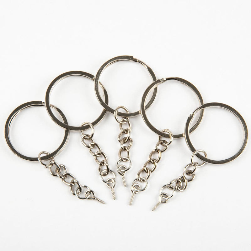 White Smoke LBB Resin Accessory- Metal Keyring With Hook 40 Piece Modelling and Casting Tools and Accessories