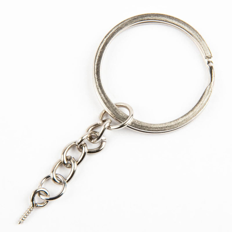 Beige LBB Resin Accessory- Metal Keyring With Hook 40 Piece Modelling and Casting Tools and Accessories