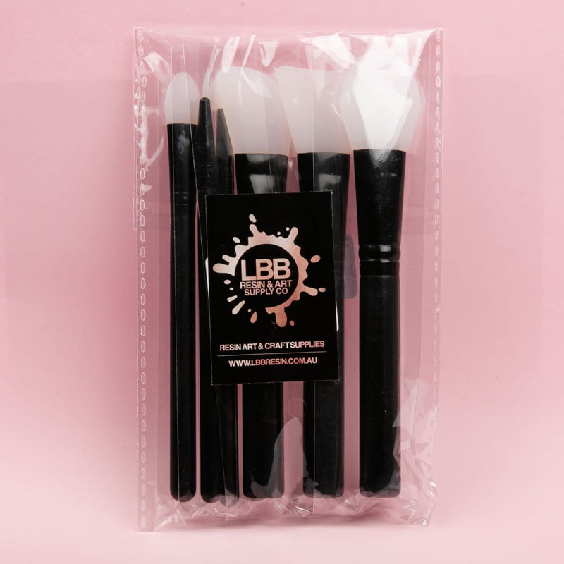Thistle LBB Resin Accessory- Silicone Resin Brush Pack's Assorted Brush Pack Modelling and Casting Tools and Accessories
