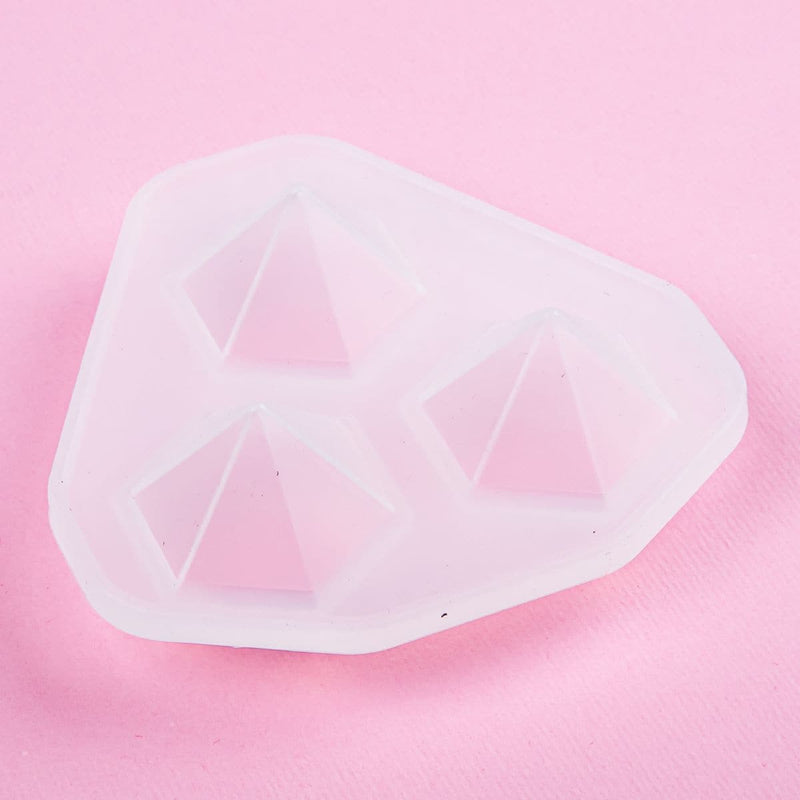 Pink Resin Mould   3 Piece Crystal Mould Resin Craft Moulds