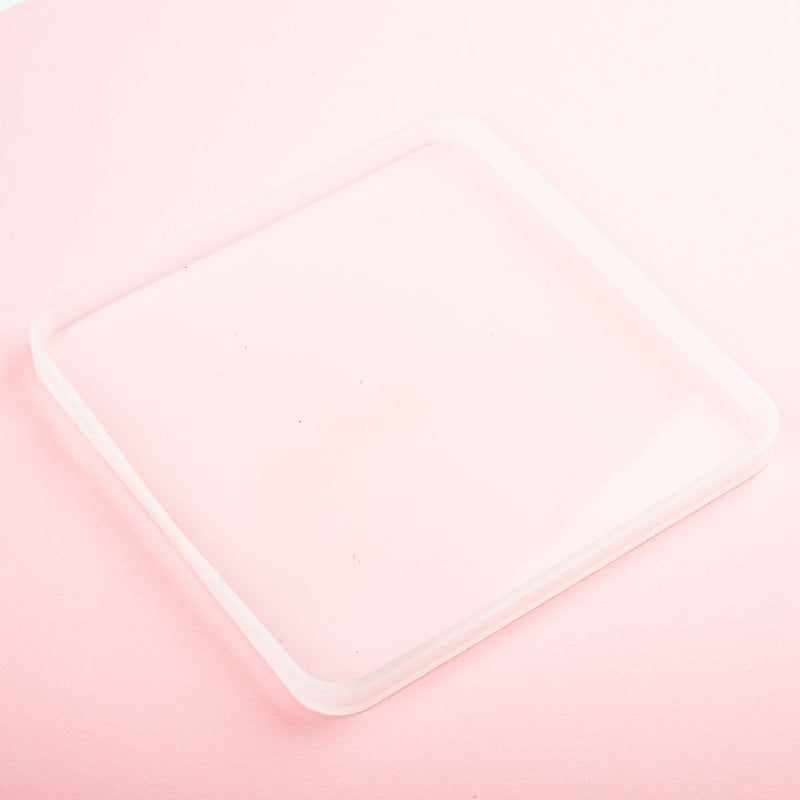 Misty Rose Resin Mould   Coaster Mould-Square Resin Craft Moulds