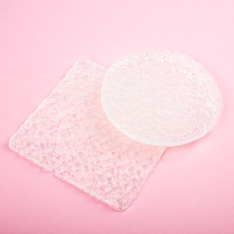 Misty Rose Resin Mould   Druzy silicone mould insert-Round and Square Resin Craft Moulds