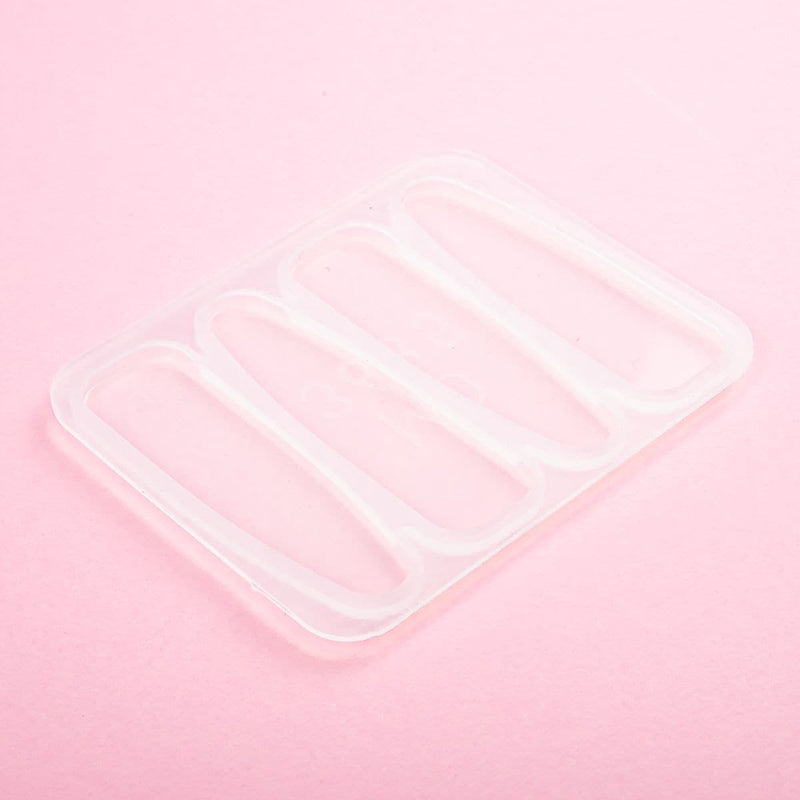 Misty Rose Resin Mould   Hair Clip Mould - Solid Shapes Resin Craft Moulds