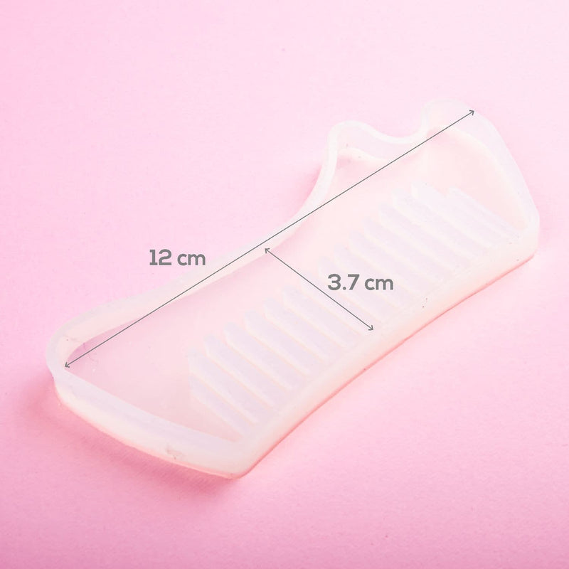 Misty Rose Resin Mould   Hair Comb Mould-Comb 1 Resin Craft Moulds