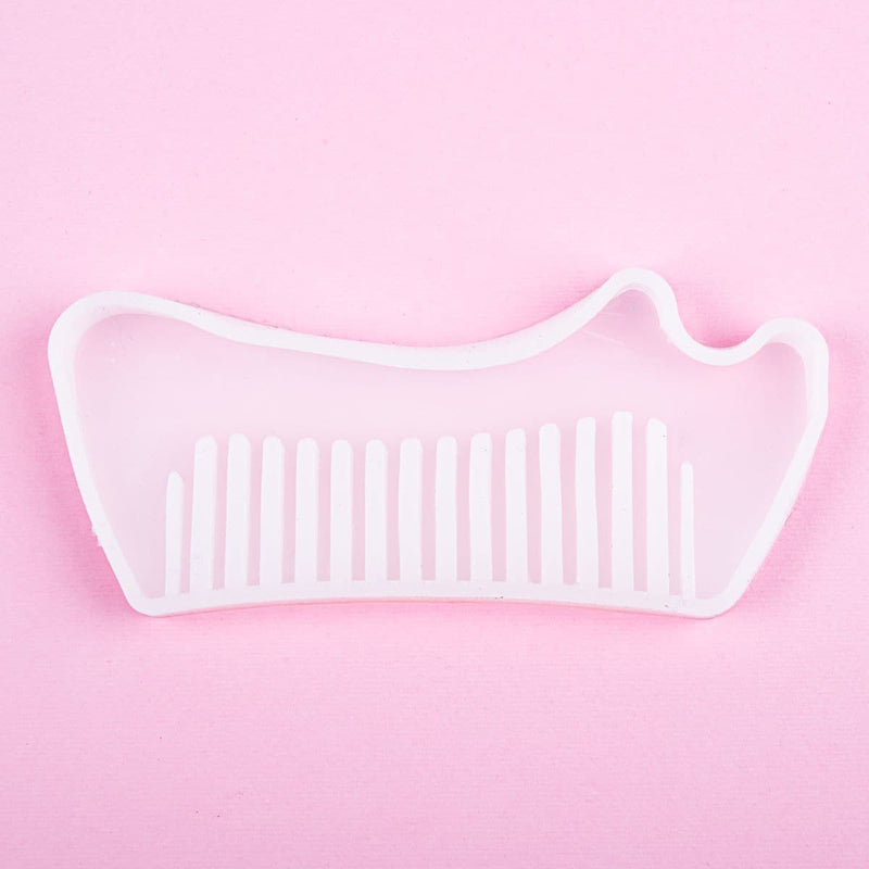 Misty Rose Resin Mould   Hair Comb Mould-Comb 1 Resin Craft Moulds