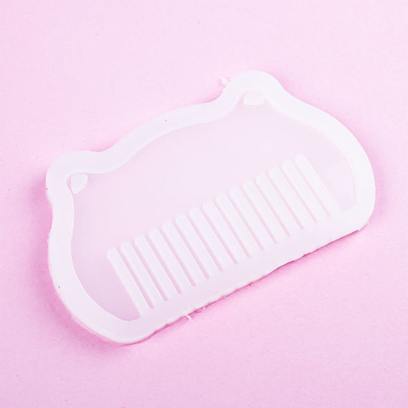 Misty Rose Resin Mould   Hair Comb Mould-Comb 3 Resin Craft Moulds