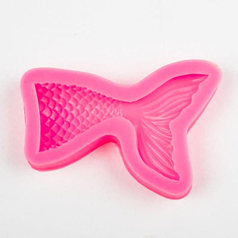 White Smoke Resin Mould Mermaid Tail Silicone Mould - Large 10 x 7.5cm Resin Craft Moulds