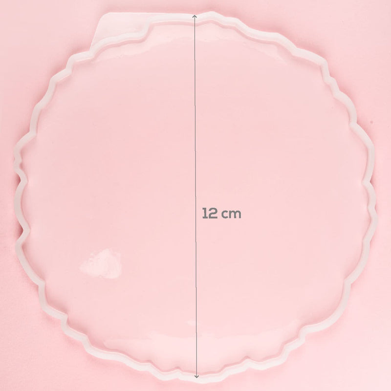 Pink Resin Mould   Round Geode Tray Mould Resin Craft Moulds