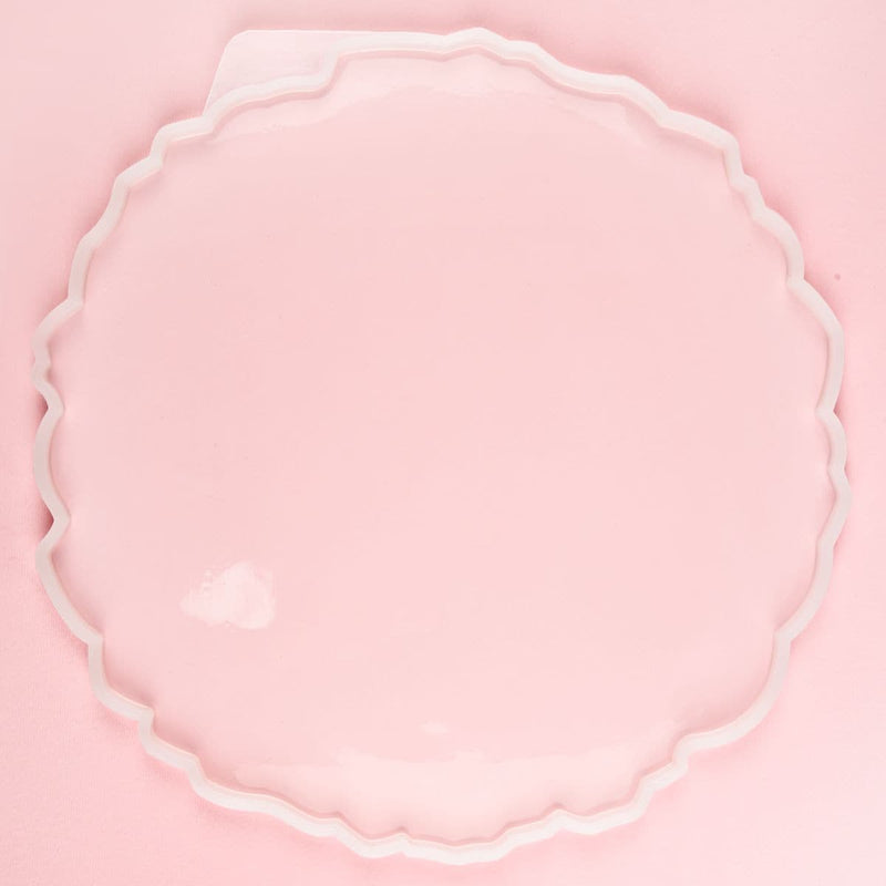 Pink Resin Mould   Round Geode Tray Mould Resin Craft Moulds