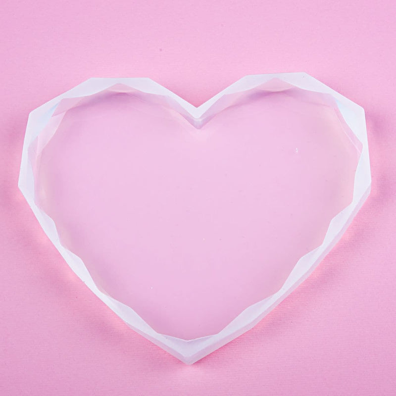 Thistle Resin Mould   Silicone Diamond Heart Mould-Large Resin Craft Moulds