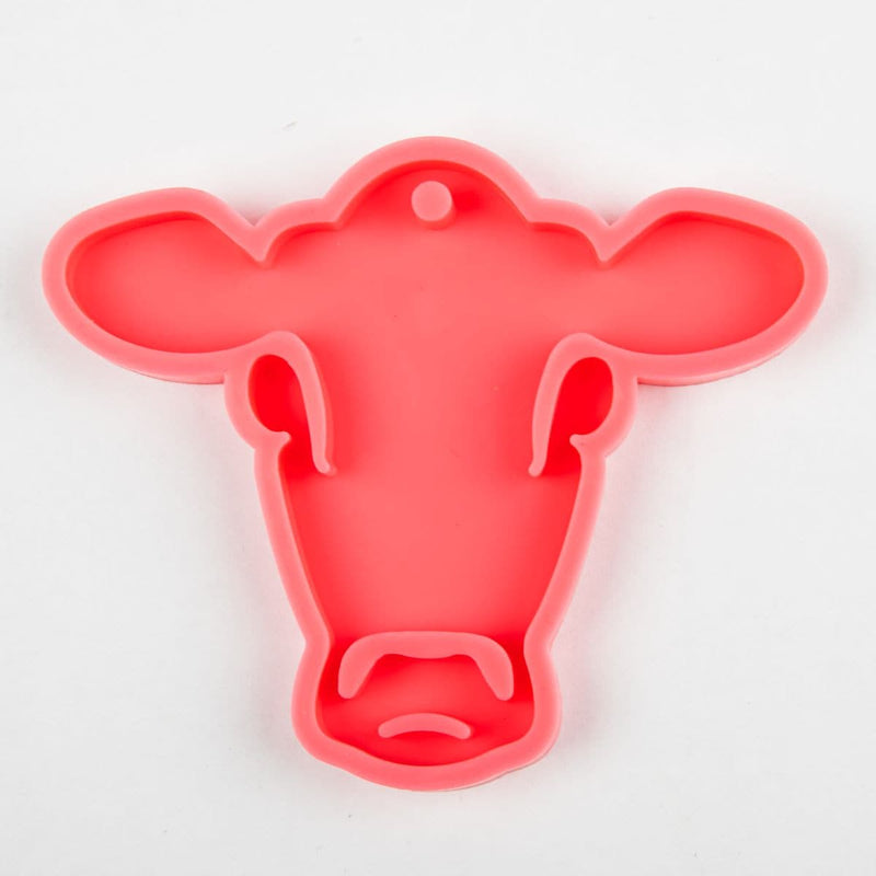 Tomato Resin Mould   Silicone Keyring Mould - Cow Head Resin Craft Moulds