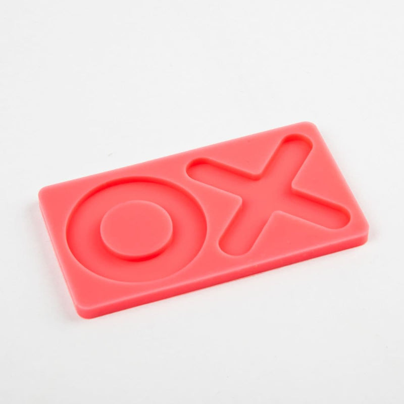 White Smoke Resin Mould   Silicone Mould - Tic Tac Toe-Nought and Cross Resin Craft Moulds