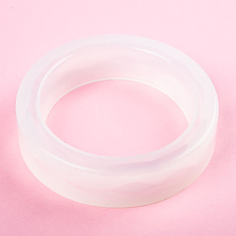 Misty Rose Resin Mould   Small Bracelet Mould 65mm Resin Craft Moulds