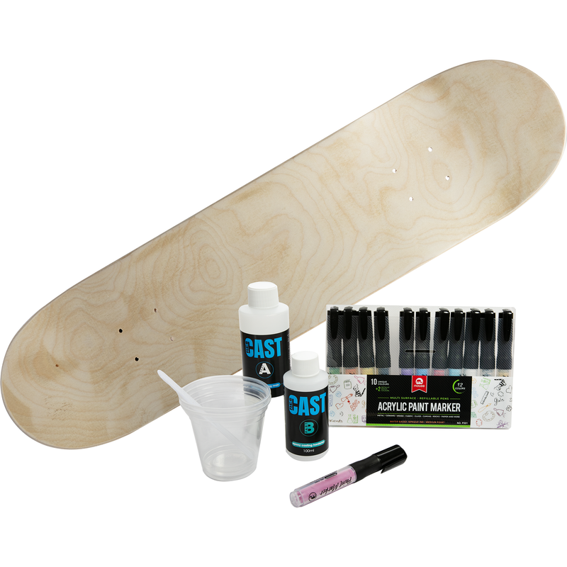 Tan Skateboard Resin Kit All Resin Craft Supplies