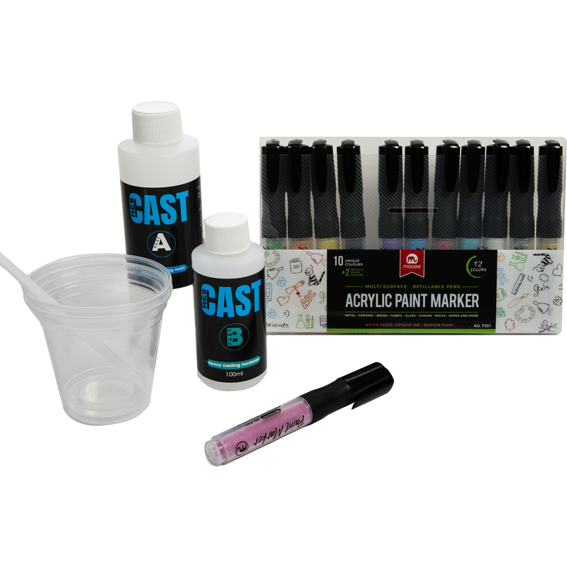 Black Skateboard Resin Kit All Resin Craft Supplies