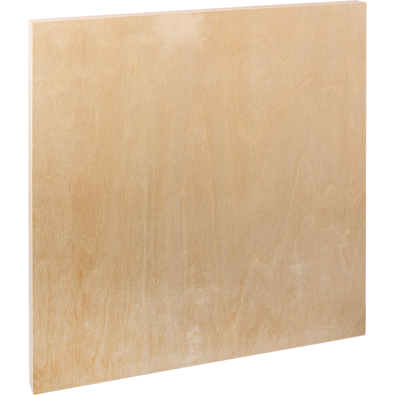 Tan The Art Studio Wooden Panel 50x50cm 20mm Deep Canvas and Painting Surfaces