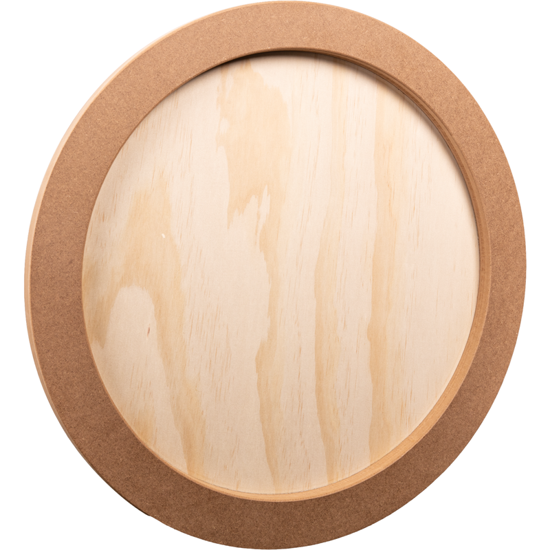 Wheat The Art Studio Round Wooden Panel 50cm Diameter 20mm Deep Wooden Painting Boards