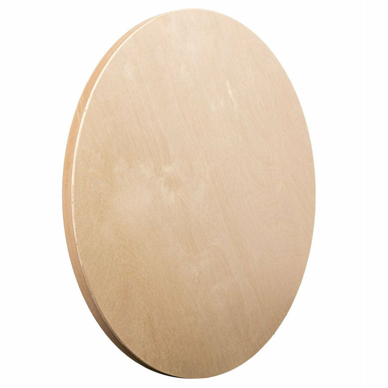 Tan The Art Studio Round Wooden Panel 50cm Diameter 20mm Deep Wooden Painting Boards