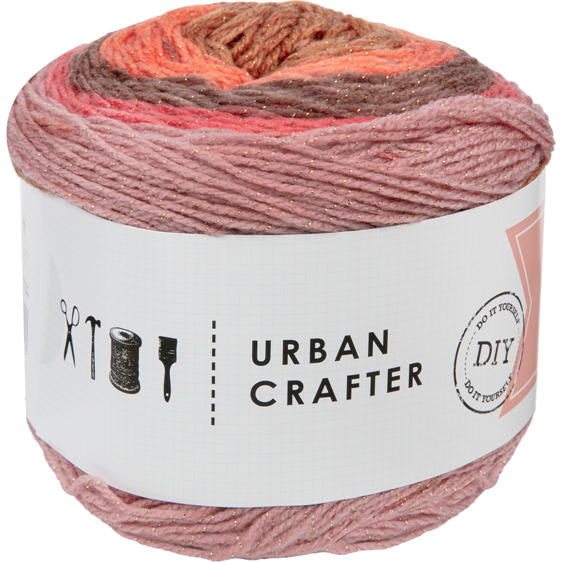 Light Gray Urban Crafter Glitz Sparkle Yarn 94% Acrylic 6% Glitter Polyester 150G- Outback Dreaming Knitting and Crochet Yarn