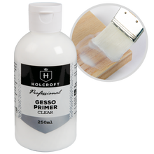 Light Gray Holcroft  Professional Acrylic Clear Gesso 250mL Acrylic Paints