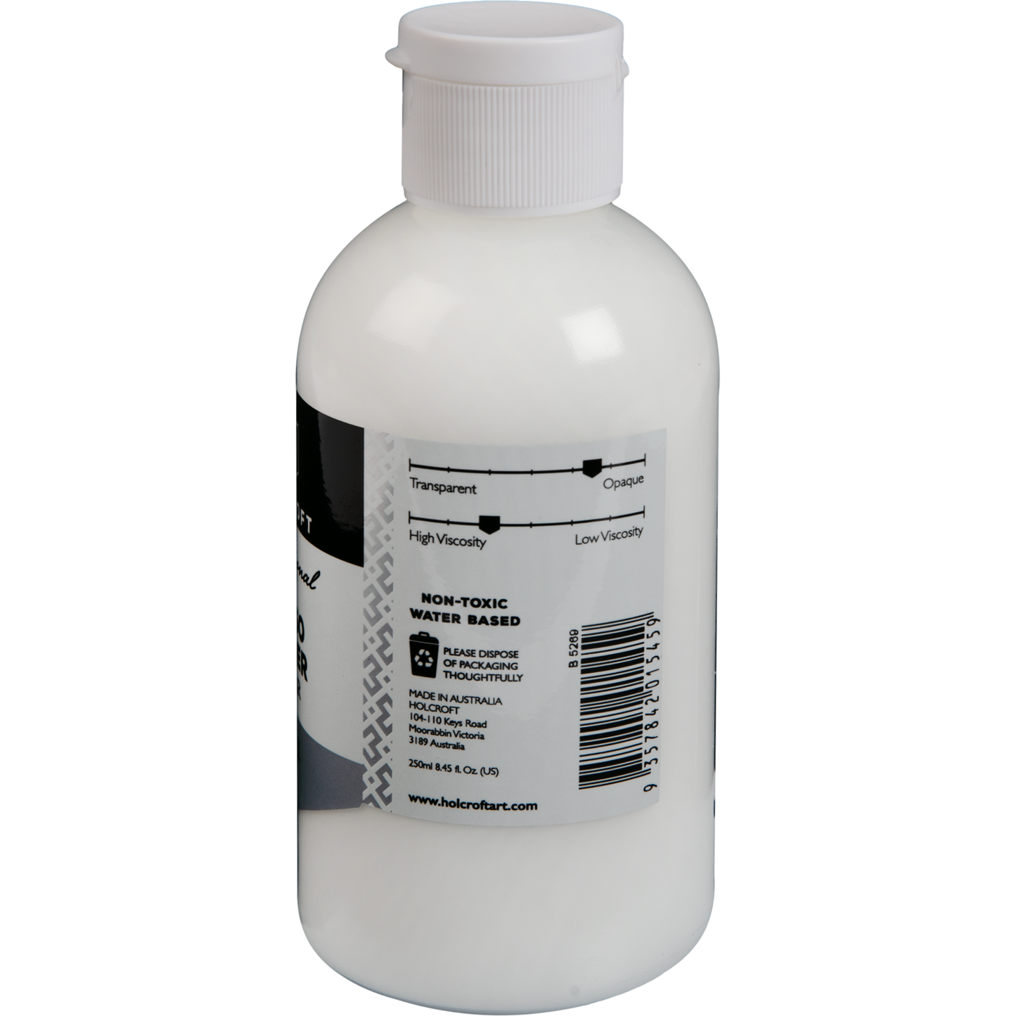 Gray Holcroft  Professional Acrylic Clear Gesso 250mL Acrylic Paints