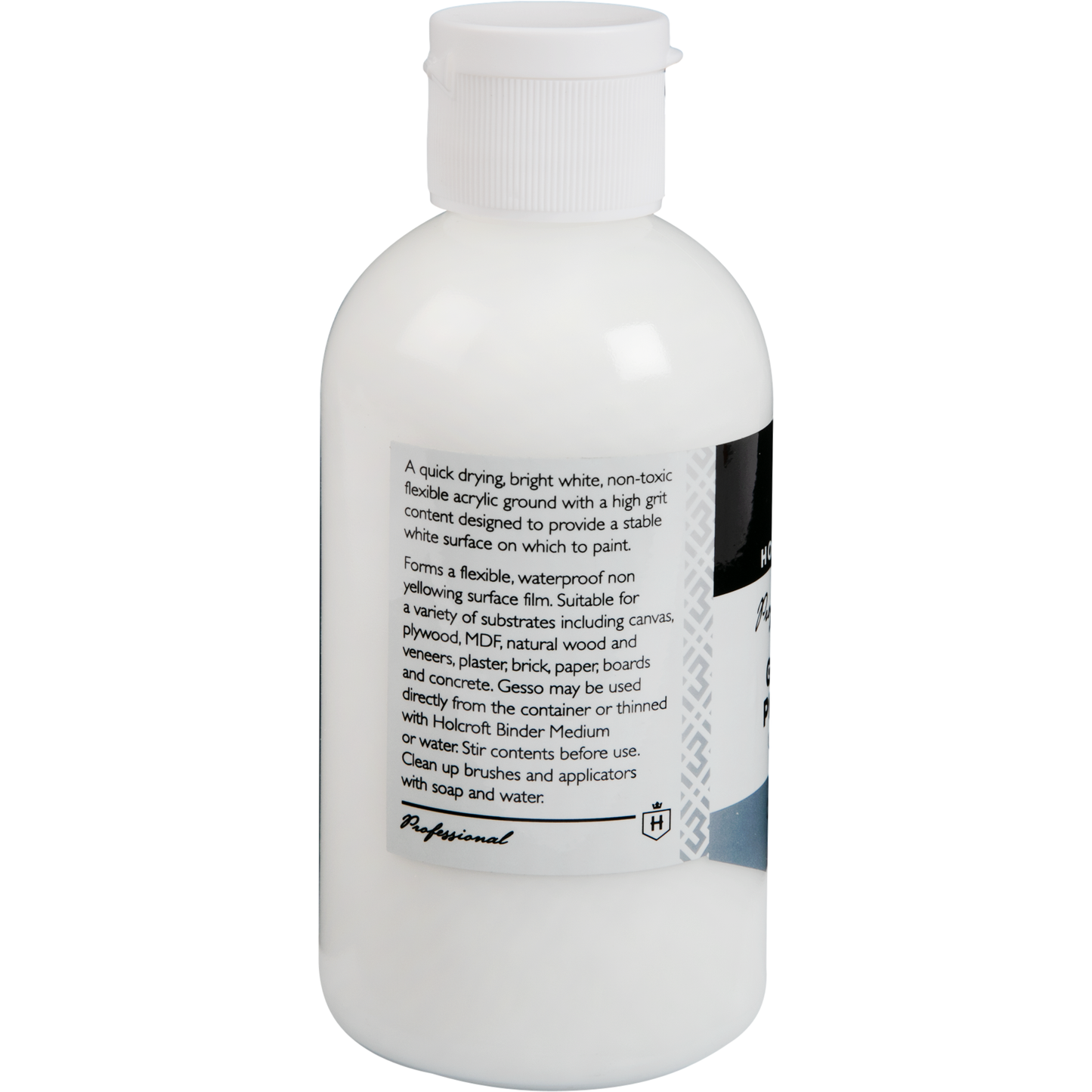 Light Gray Holcroft  Professional Acrylic Clear Gesso 250mL Acrylic Paints