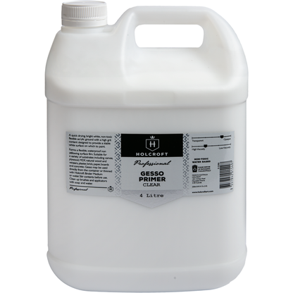 Gray Holcroft  Professional Acrylic Clear Gesso 2 Litre Acrylic Paints