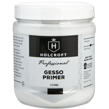 Light Gray Holcroft  Professional Acrylic White Gesso 500ml Acrylic Paints