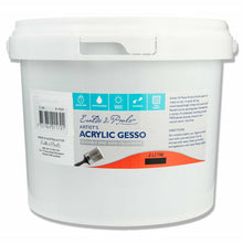 Light Gray Eraldo Di Paolo Acrylic White Gesso 2 Litre Acrylic Paints