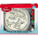 Light Gray Art Star Christmas Treats for Santa Plate Kit Christmas