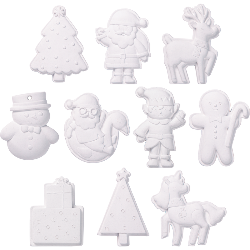 Lavender ArtStar Christmas Paint Your Own Plaster Character Kit Makes 10 Christmas