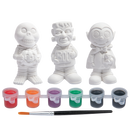 Gray Art Star Halloween Paint Your Own Plaster Figures-9cm (Makes 3) Halloween