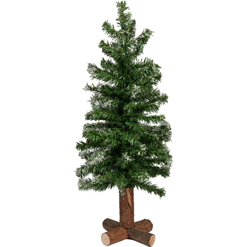 Dark Slate Gray Make a Merry Christmas PVC Mini Tree with Natural Base 50cm Christmas