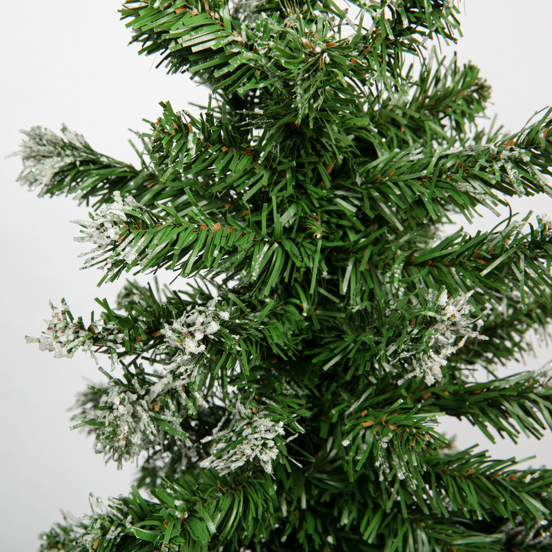 Light Gray Make a Merry Christmas PVC Mini Tree with Natural Base 50cm Christmas