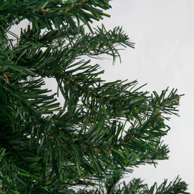 Light Gray Make a Merry Christmas Pine PVC Hinged Tree 150cm with 286 Tips Christmas