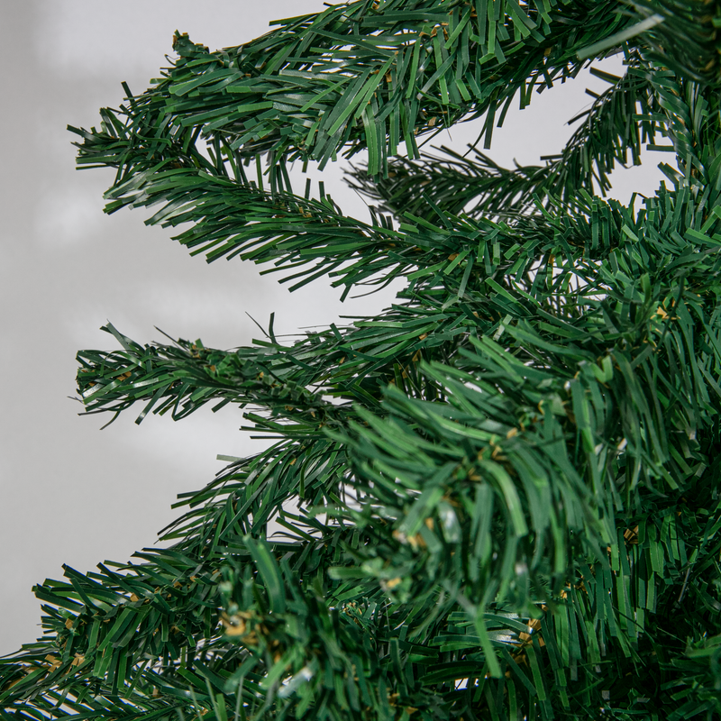 Gray Make a Merry Christmas Pine PVC Hinged Tree 210cm with 710 Tips Christmas